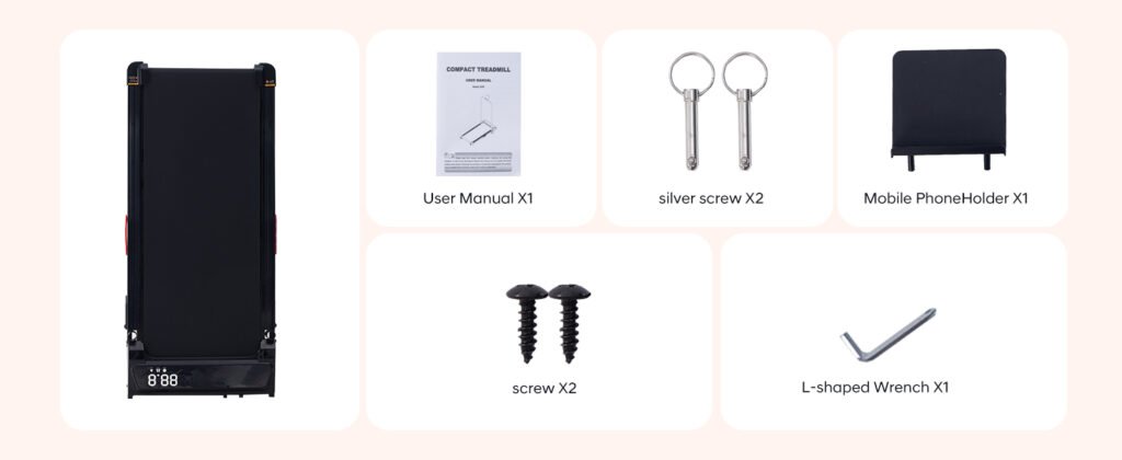 Kassadin Folding Walking Pad Treadmill with Handle Bar & Incline instructions
